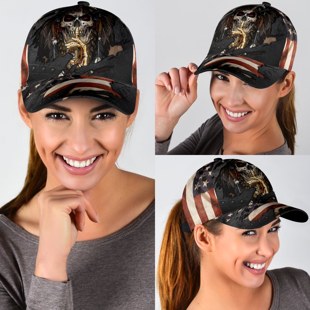 Native American Skull - Cap NBD