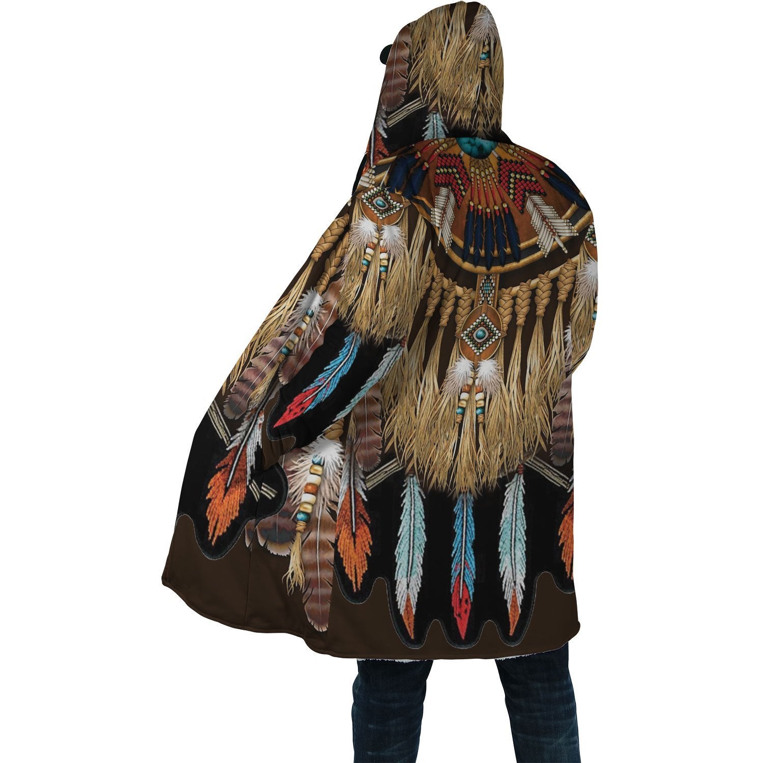 Native discount American Free Steps Microfleece Cloak