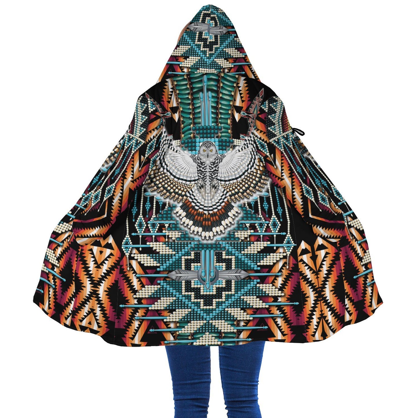 Owl Abtract Native Cloak - Native American Pride Shop