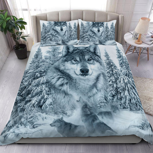 White Wolf Native American Bedding Set