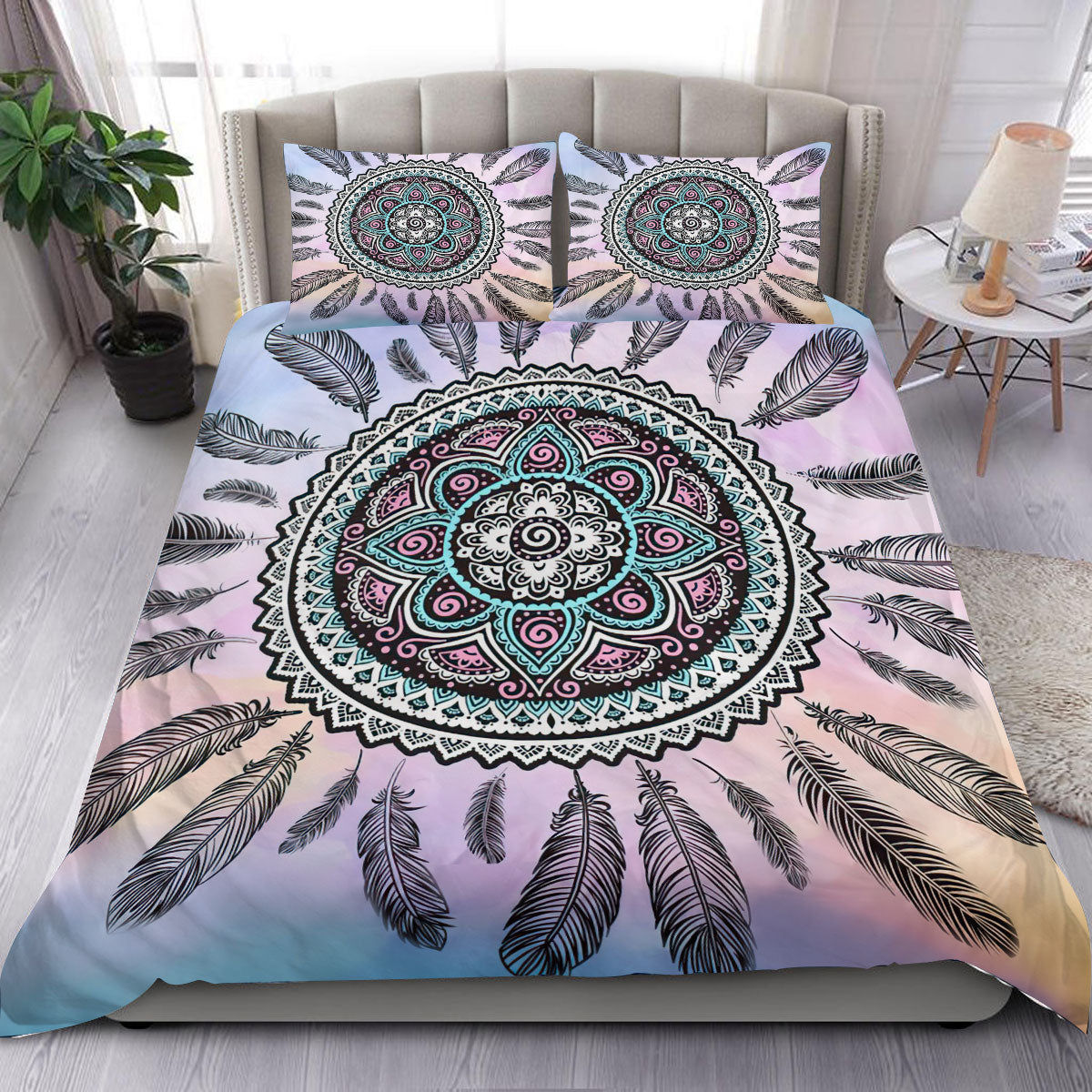 Peace Circle Dream Catcher Bedding Set Native Heritage Store