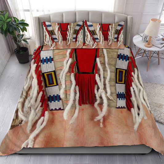 White Fringed Wire Bedding Set