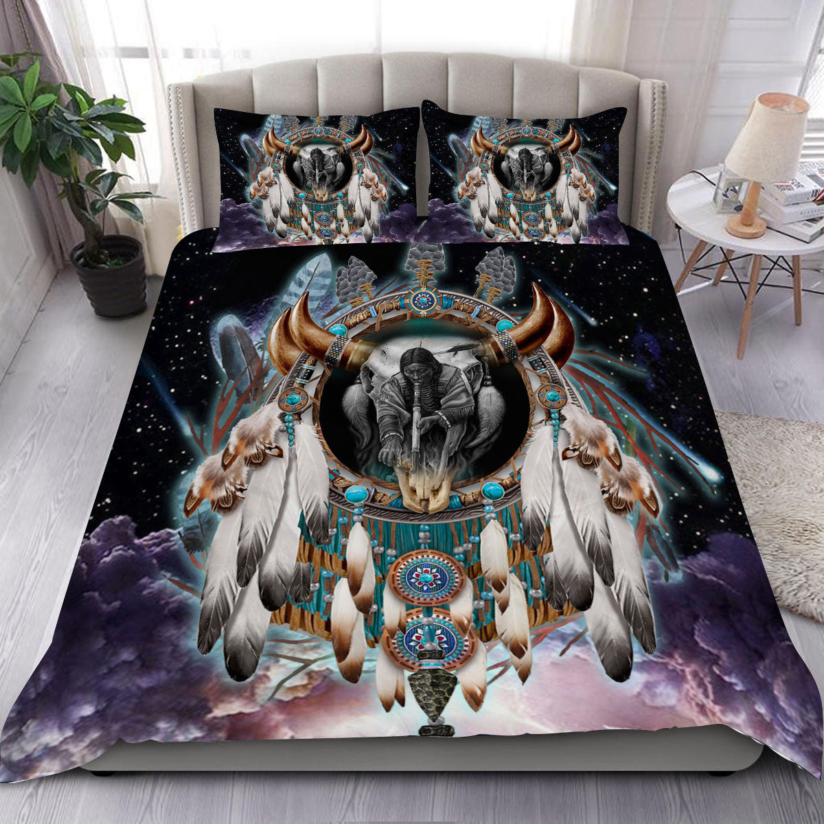 Black Buffalo Spirit Bedding Set