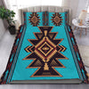 Blue Background Native Bedding Set