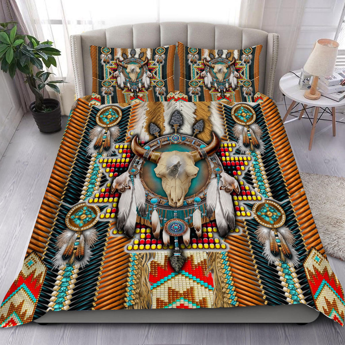 Color Native Pattern Bedding Set