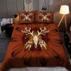 Orange Brown Native Bedding Set