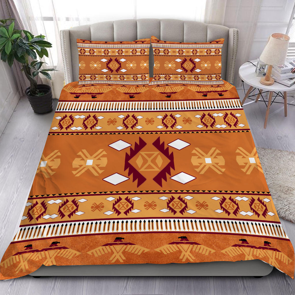 Oranges Native Pattern Bedding Set