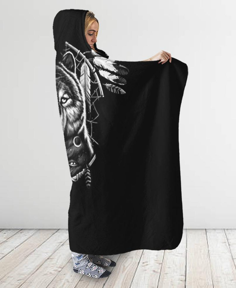 Black Chief Hooded Blanket NBD