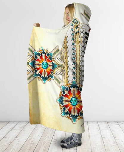 Pattern Hooded Blanket NBD
