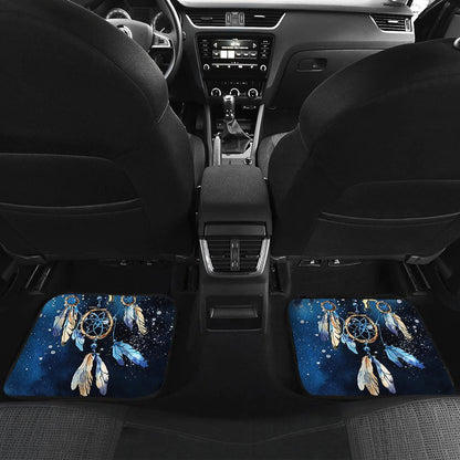 Blue Dreamcatcher Front And Back Car Mats