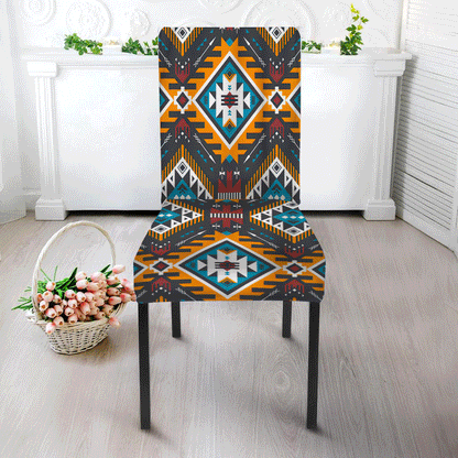 Multi Pattern Tribe Design Native American Tablecloth - Chair cover NBD