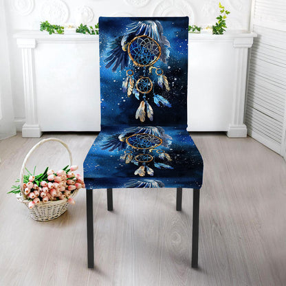 Blue Dreamcatcher Pattern  Design Native American Tablecloth - Chair cover NBD