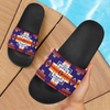Purple Pattern Native American Slide Sandals NBD
