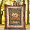 3D Native Dance Fleece Blanket