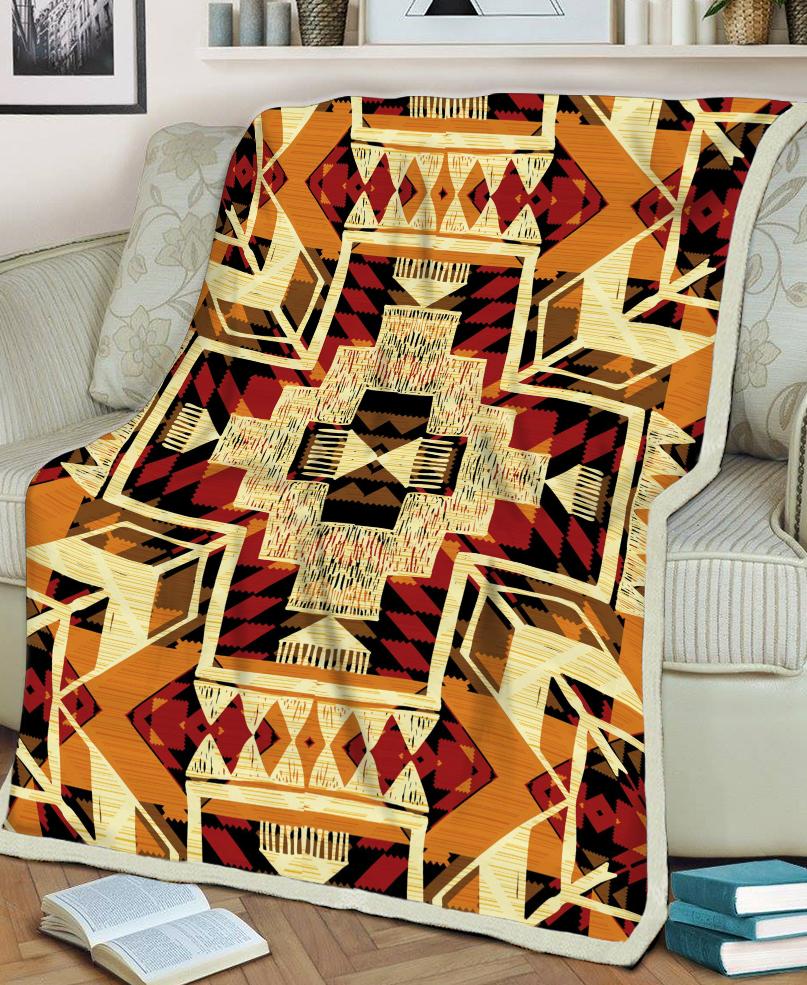 Native Pattern Fleece Blanket