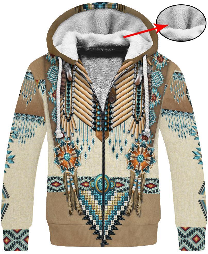 Native Pattern Beautiful 3D Hoodie - Native American Pride Shop