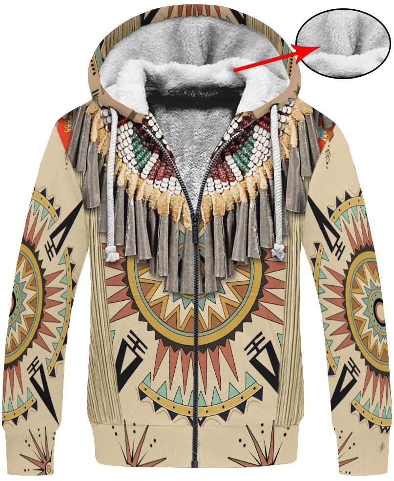 Native Pattern Culture 3D Hoodie - Native American Pride Shop