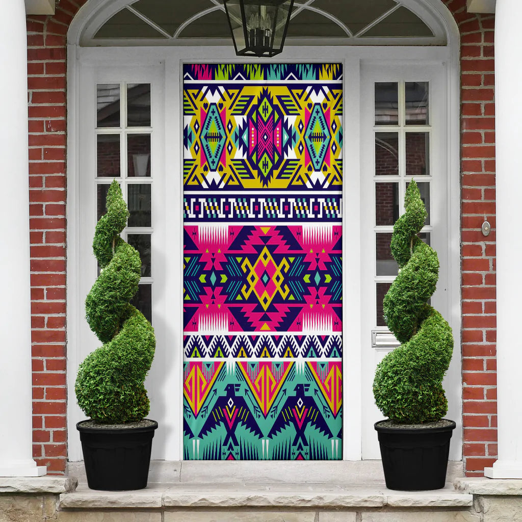 Full Color Thunder Bird Native American Door Cover NBD