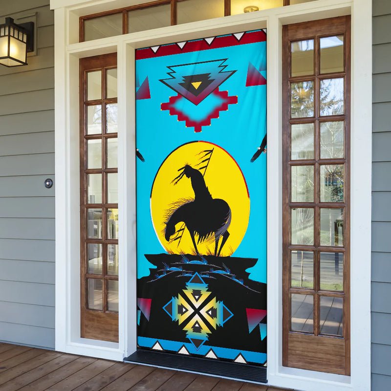 Trail Of Tear Native American Door Cover NBD