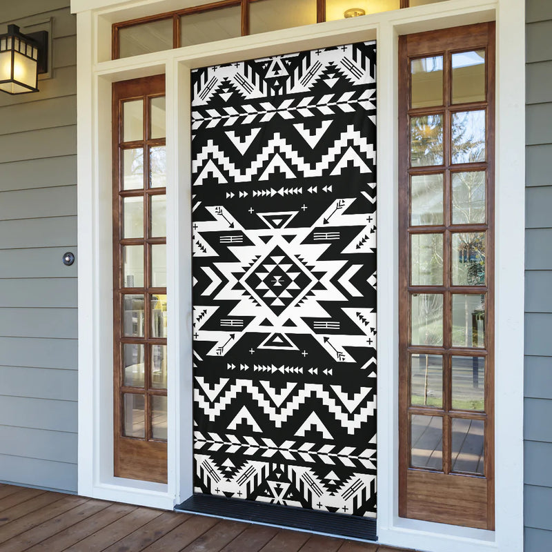 Black Pattern Native Door Cover NBD