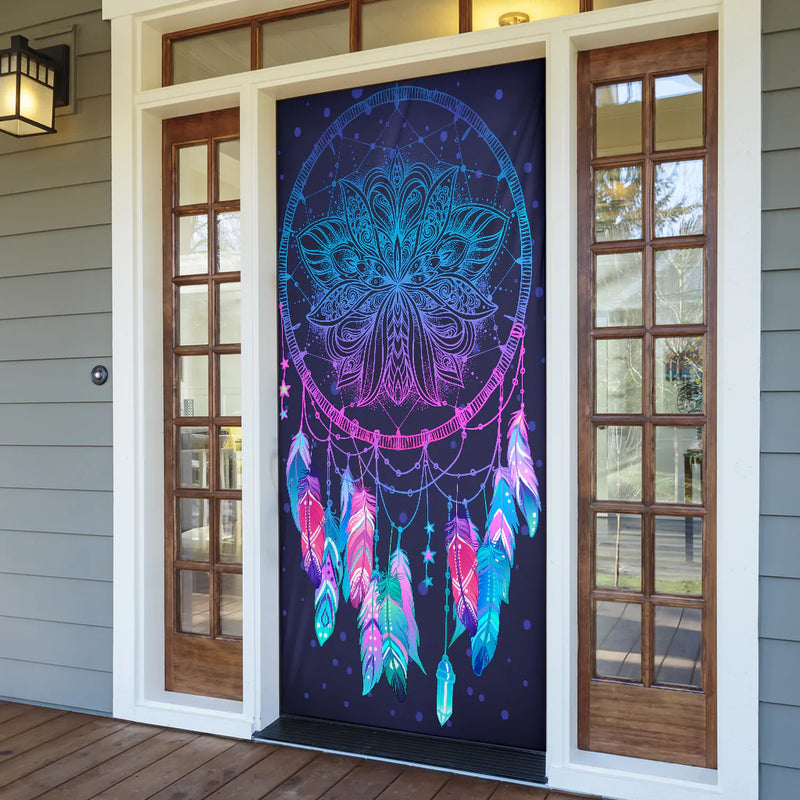 Galaxy Dreamcatcher Native American Door Cover NBD