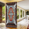 Naumaddic Arts Gray Native American Door Cover NBD