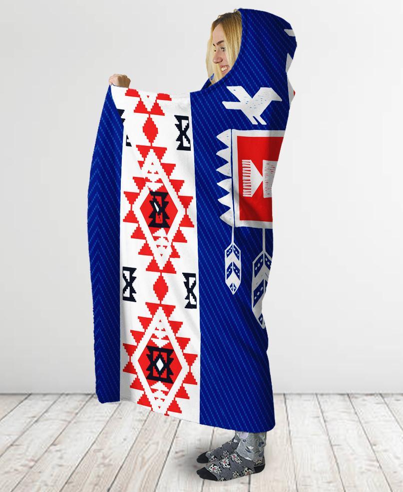 Birds Feather Hooded Blanket NBD