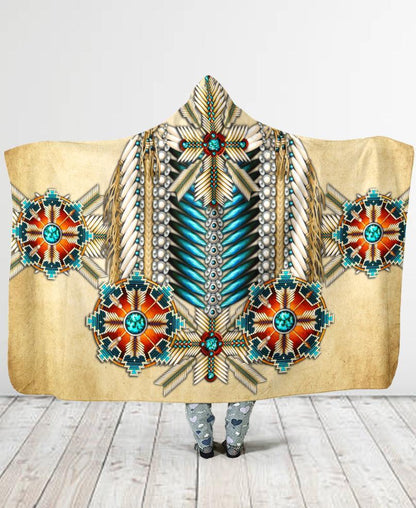 Pattern Hooded Blanket NBD