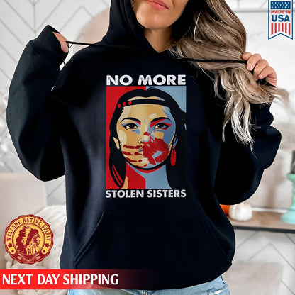 I Wear Red For My Sister Heart, No More Stolen Sisters MMIW Shirts