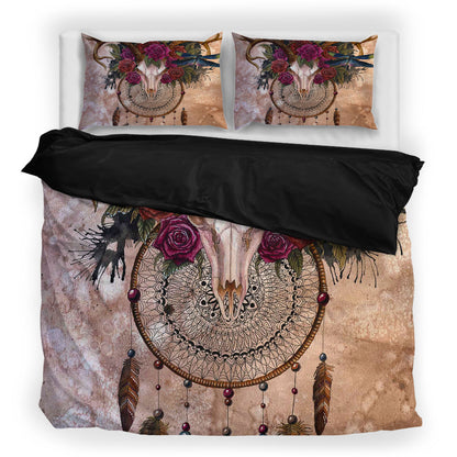 Buffalo Skull Bedding Set