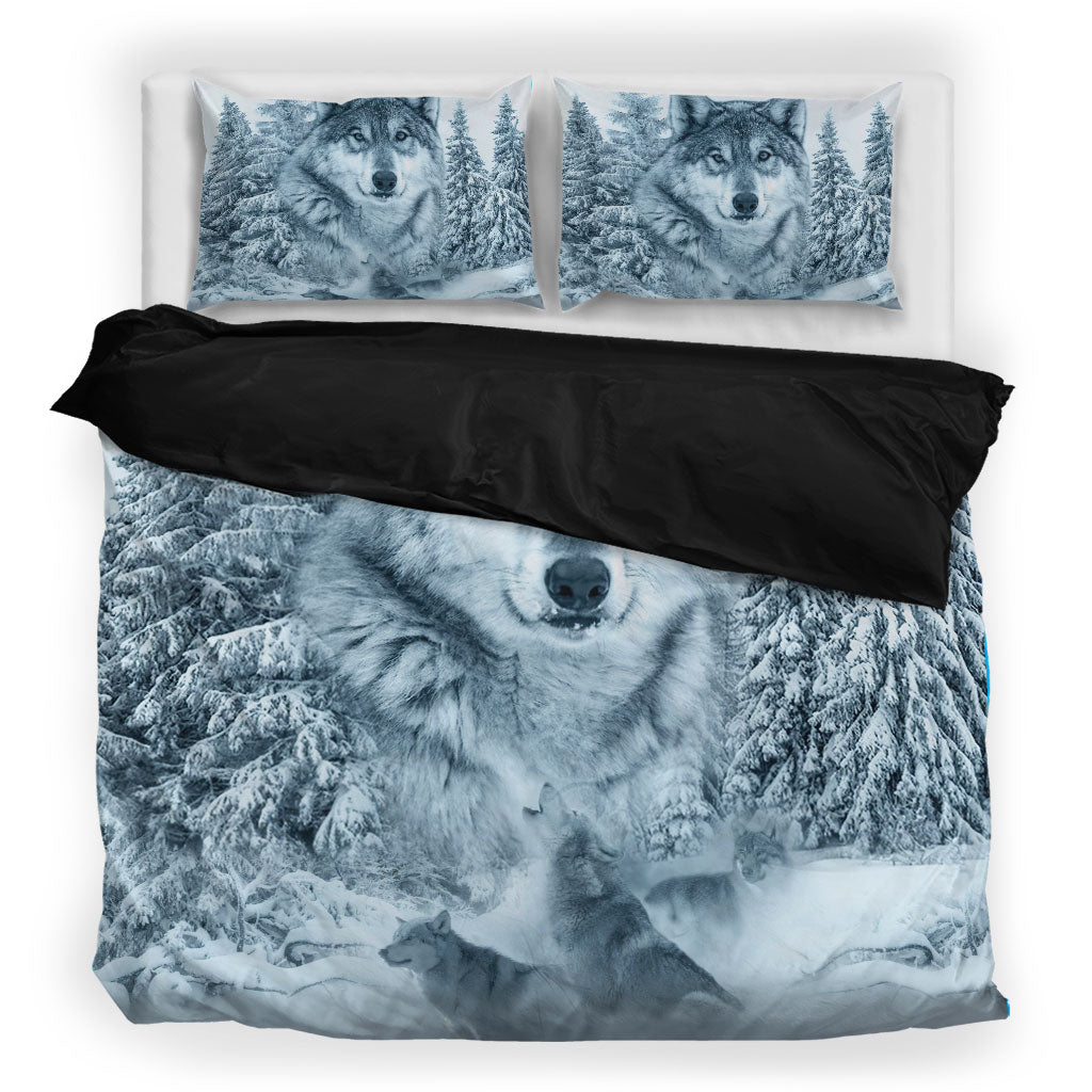 White Wolf Native American Bedding Set