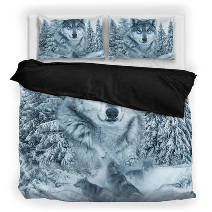 White Wolf Native American Bedding Set