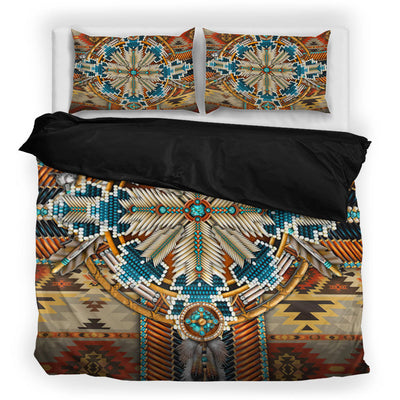 Bright Motifs Native American Bedding Set