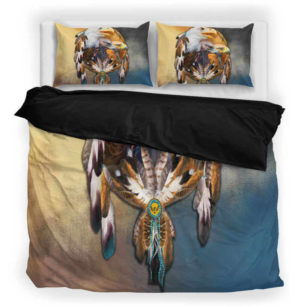 Two Eagle Dreamcatcher Bedding Set