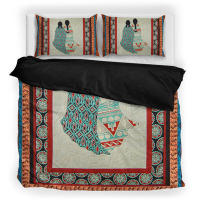 Two Girls Motifs Bedding Set