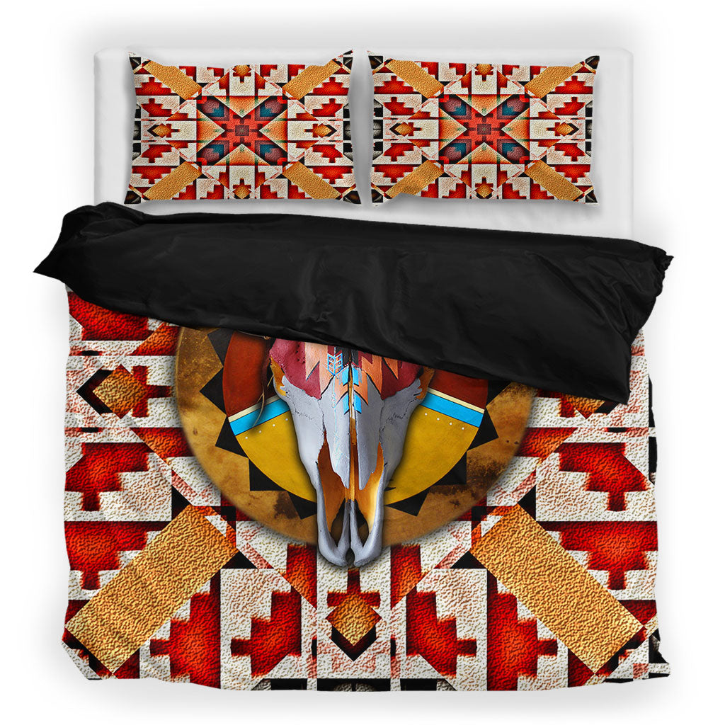 Buffalo Floating Color Motifs Bedding Set