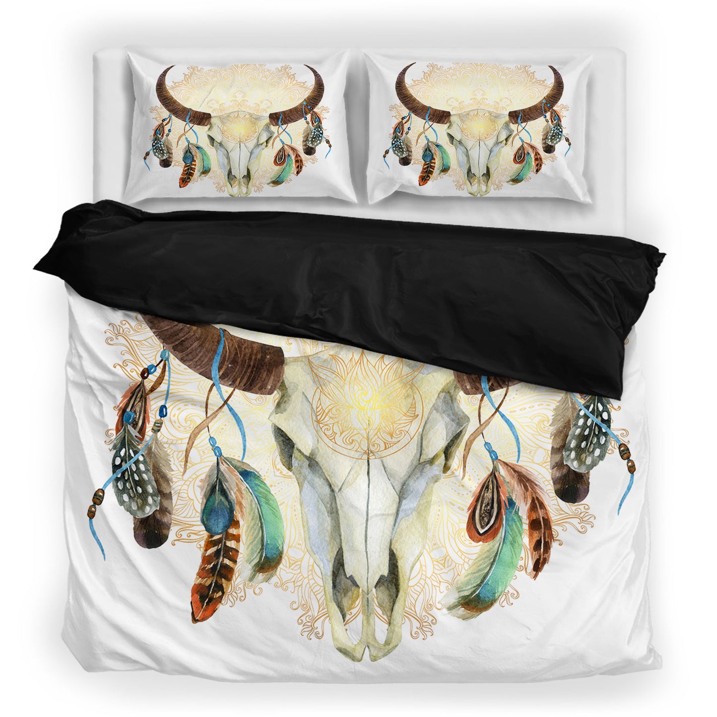 White Buffalo Native Bedding Set
