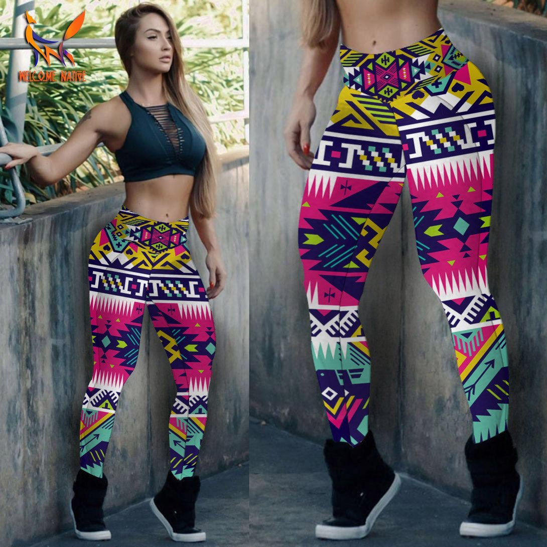 Native Pattern Dream Catcher Leggings NBD