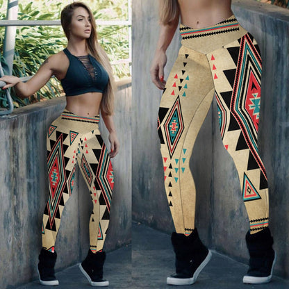 3D Native Pattern Dream Catcher Leggings NBD