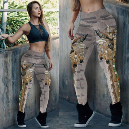 Feather Animal Motifs Dream Catcher Leggings NBD