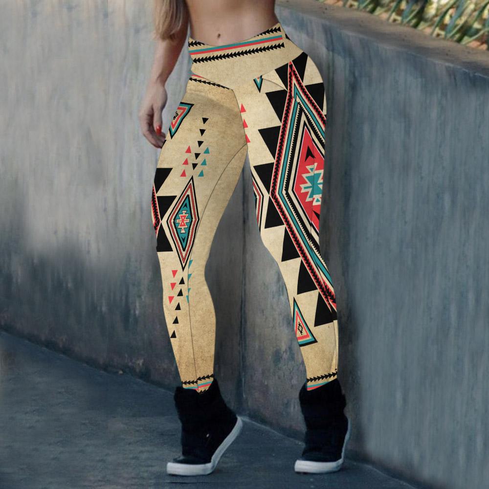 3D Native Pattern Dream Catcher Leggings NBD