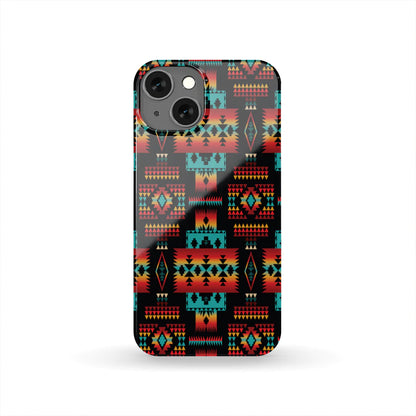 Navy Native Tribes Pattern Native American Phone Case NBD