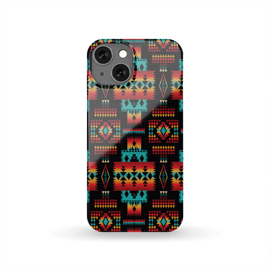 Navy Native Tribes Pattern Native American Phone Case NBD