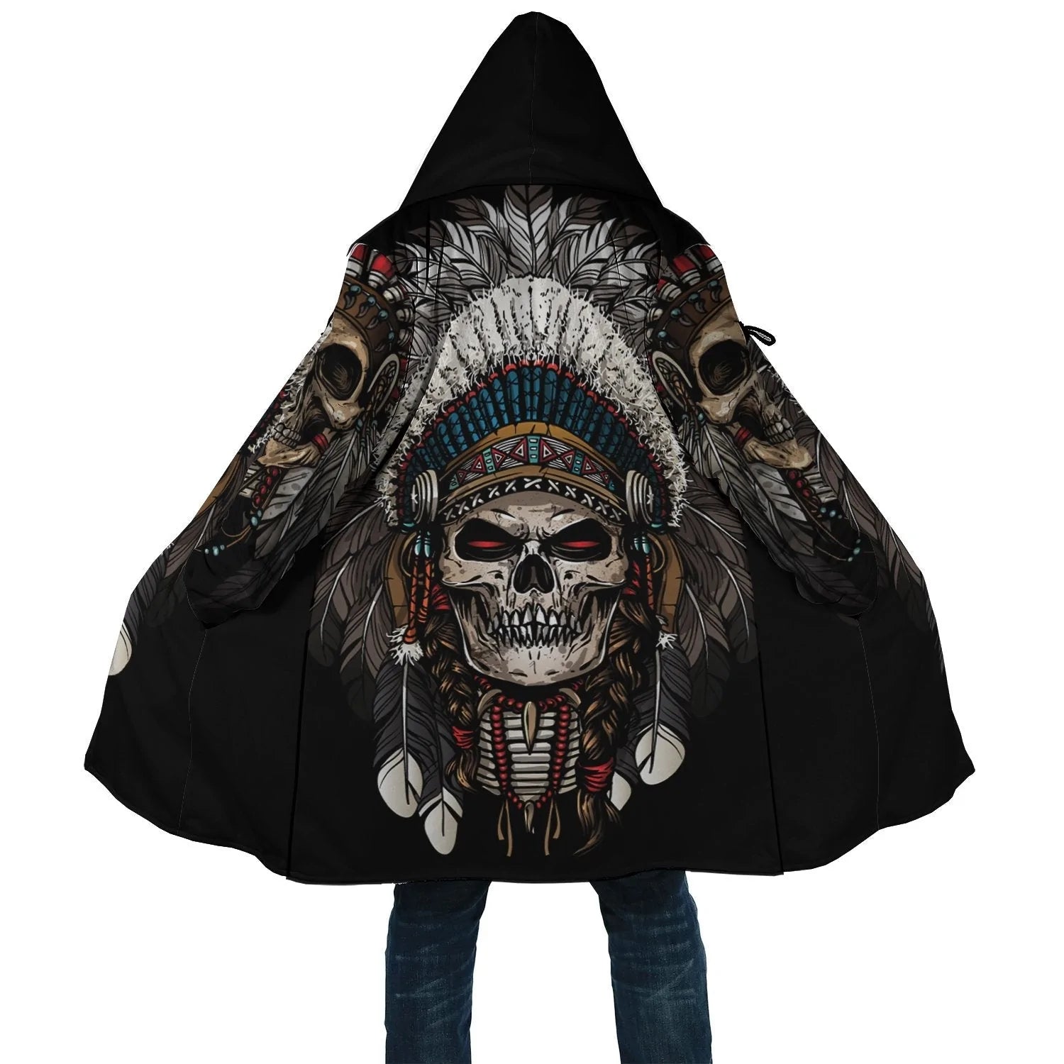 Skull Native Cloak - Native American Pride Shop