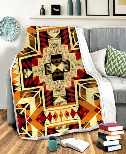 Native Pattern Fleece Blanket