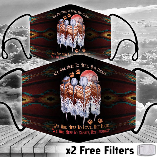 We are here to love, not hate Mask NBD