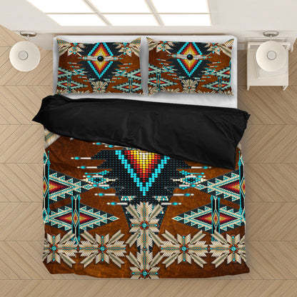 Native Pattern Brown Bedding Set