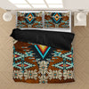 Native Pattern Brown Bedding Set