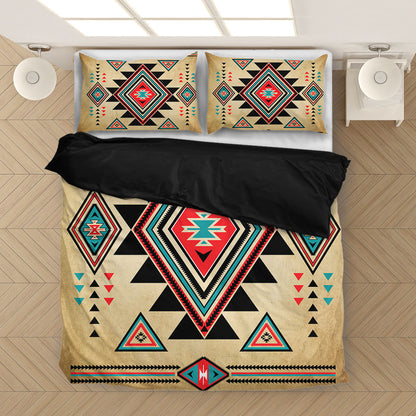 Triangle Border Motifs Native Bedding Set