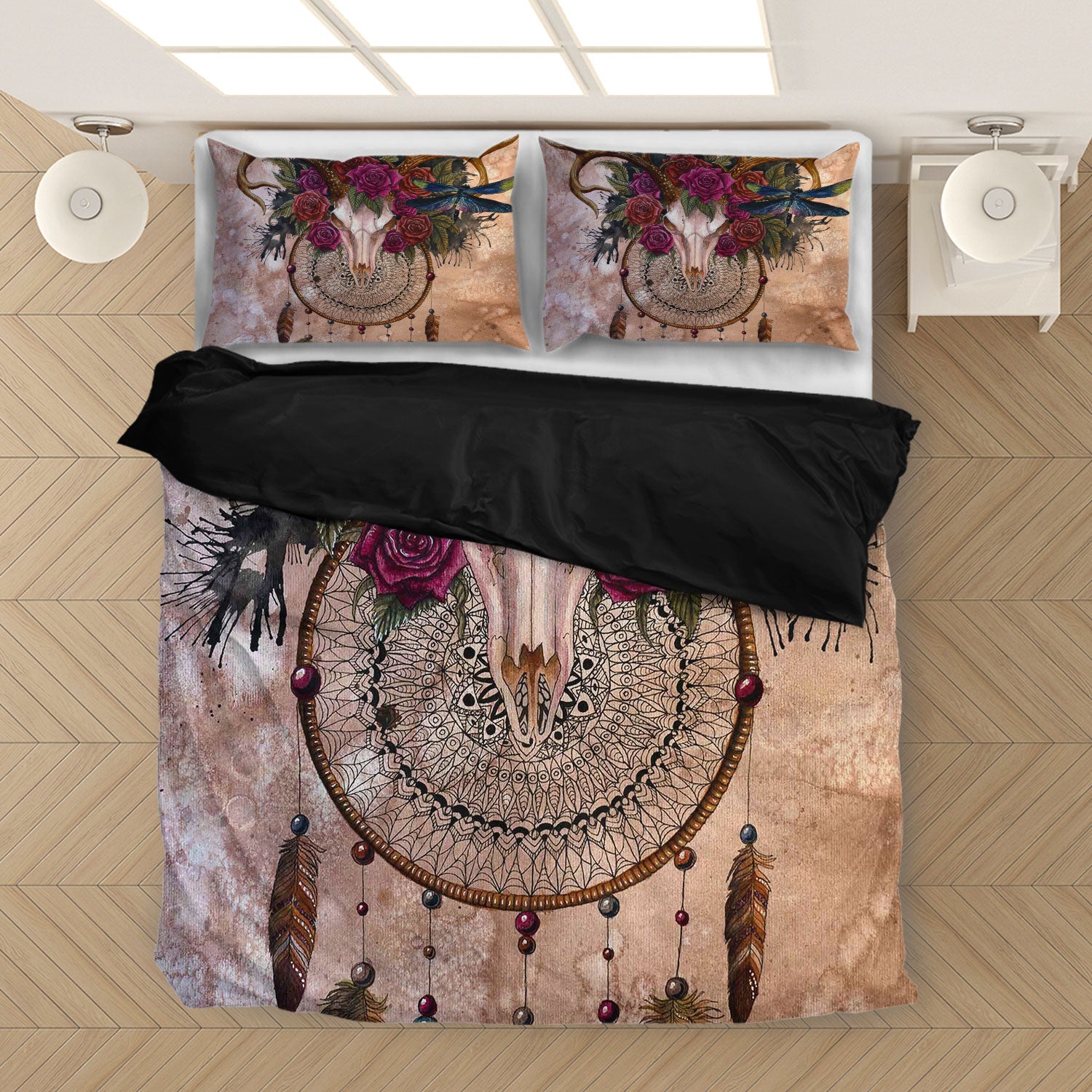 Buffalo Skull Bedding Set